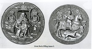 Great Seal of James I (1566-1625) by English School