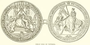 Great Seal of Victoria by English School