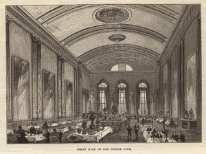 Great Hall of the Temple Club, London by English School