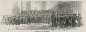 Greenwich Royal Hospital Schools; Marching to the Dining Hall by English School