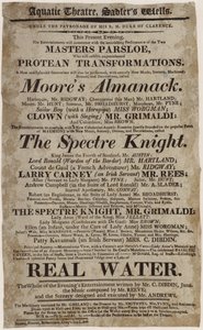 Grimaldi at the Aquatic Theatre by English School