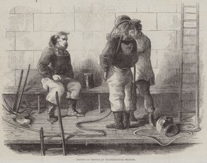 Group of Divers at Westminster Bridge