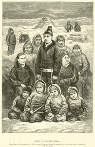 Group of Greenlanders by English School