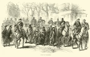 Group of Prisoners, April 1871 by English School