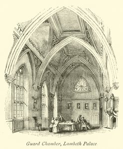 Guard Chamber, Lambeth Palace by English School