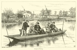 Gudgeon Fishing by English School