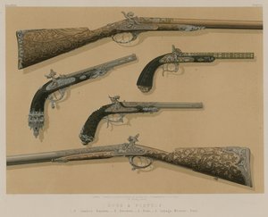 Guns and Pistols by English School