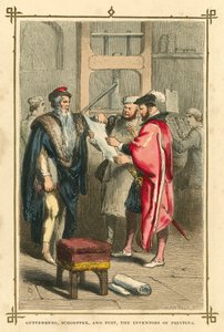 Gutenberg, Schoeffer, and Fust, the Inventors of Printing by English School
