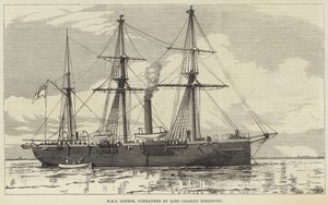 HMS Condor, commanded by Lord Charles Beresford by English School