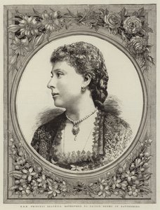 H R H Princess Beatrice, Betrothed to Prince Henry of Battenberg by English School