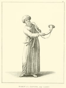 Habit of a Levite, from Calmet