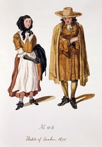 Habits of Quakers, 1675 by English School