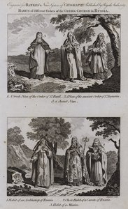 Habits of Different Orders of the Greek Church in Russia
