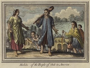 Habits of the people of Chili in America by English School