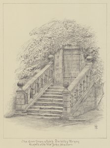 Haddon Hall, The door from which Dorothy Vernon eloped with Sir John Manners by English School