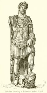 Hadrian Treading a Prisoner under Foot