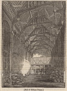 Hall of Eltham Palace, Kent by English School
