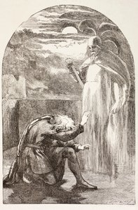 Hamlet Sees the Ghost, the Spirit of His Father, from 