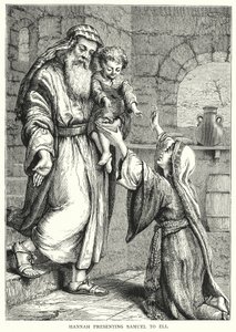 Hannah presenting Samuel to Eli