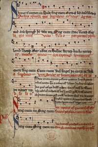 Sumer is icumen in, from the Summer Canon (Reading Rota) by English School