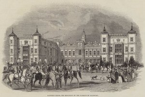 Hatfield House, the Residence of the Marquis of Salisbury by English School