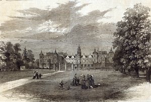 Hatfield House, the Seat of the Marquis of Salisbury, from 