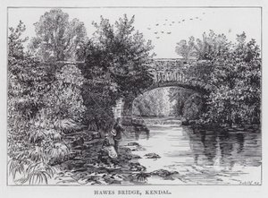 Hawes Bridge, Kendal (engraving)