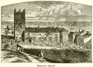 Haworth Church by English School