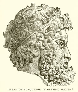 Head of Conqueror in Olympic Games by English School