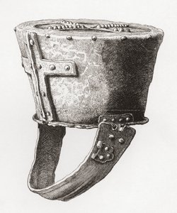 Helmet from Castle Pomeroy, England, Dating from c.12th Century by English School