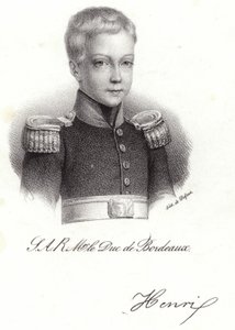 Henri of Artois by English School