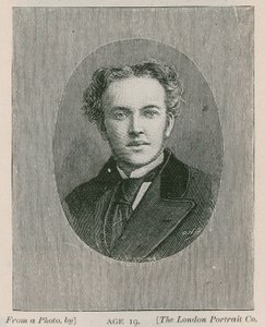 Henry Arthur Jones, playwright, aged 19 by English School