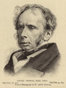 Henry George, Earl Grey by English School