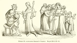 Henry II banishing Becket