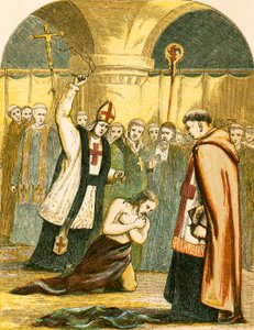 Henry II scourged by the priests at Canterbury