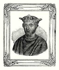Henry II was Born in 1131, Crowned in 1154, and Died in 1189 by English School
