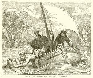 Henry IV Carried Off by Count Eckbert by English School