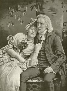 Henry Irving as The Vicar and Ellen Terry as Olivia by English School
