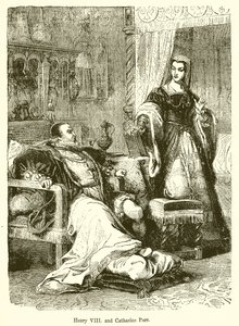 Henry VIII and Catherine Parr by English School
