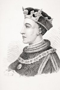 Henry V of England, illustration from 