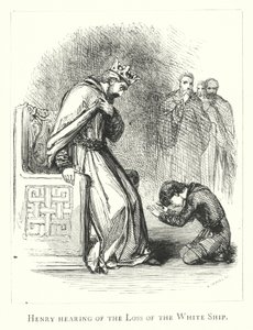 Henry hearing of the Loss of the White Ship by English School