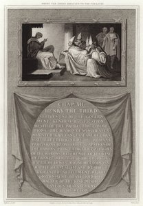 Henry III Replying to the Prelates by English School