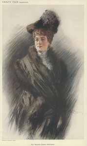 Her Majesty Queen Alexandra by English School