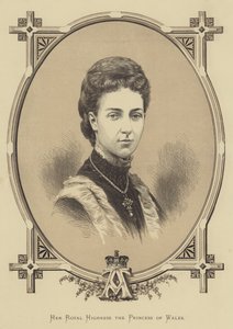Her Royal Highness the Princess of Wales by English School