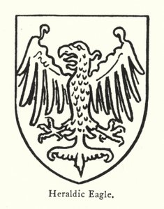 Heraldic Eagle by English School