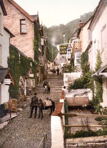 High Street, Clovelly by English School