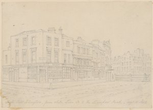 High Street Islington, from White Lion Street, to the Liverpool Road, 16 August 1843 by English School