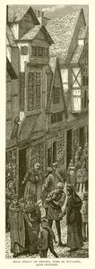 High Street of Oxford, Time of Wycliffe, 14th Century by English School