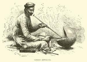 Hindoo Jeweller by English School