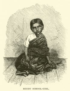 Hindu School-girl by English School